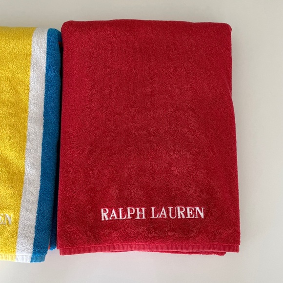 SOLD Vintage Ralph Lauren Beach Towels - Picture 2 of 4
